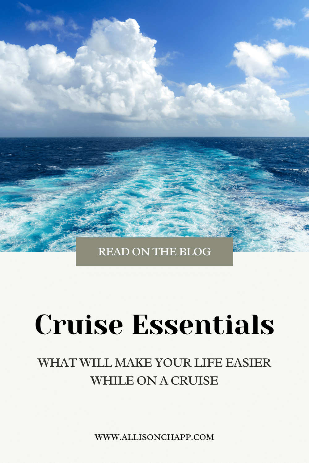 Cruise Essentials to Make Your Life Easier