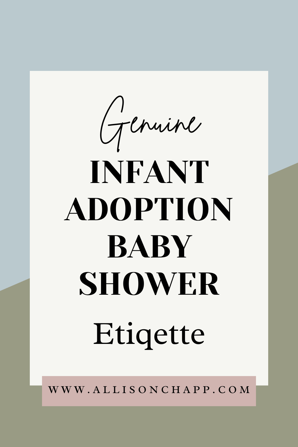 Genuine Infant Adoption Baby Shower Etiquette